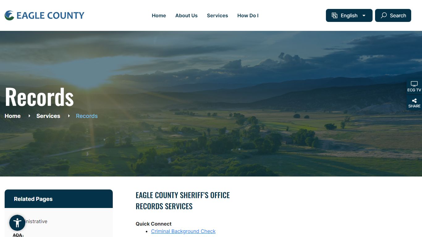 Records - EC Sheriff's Office